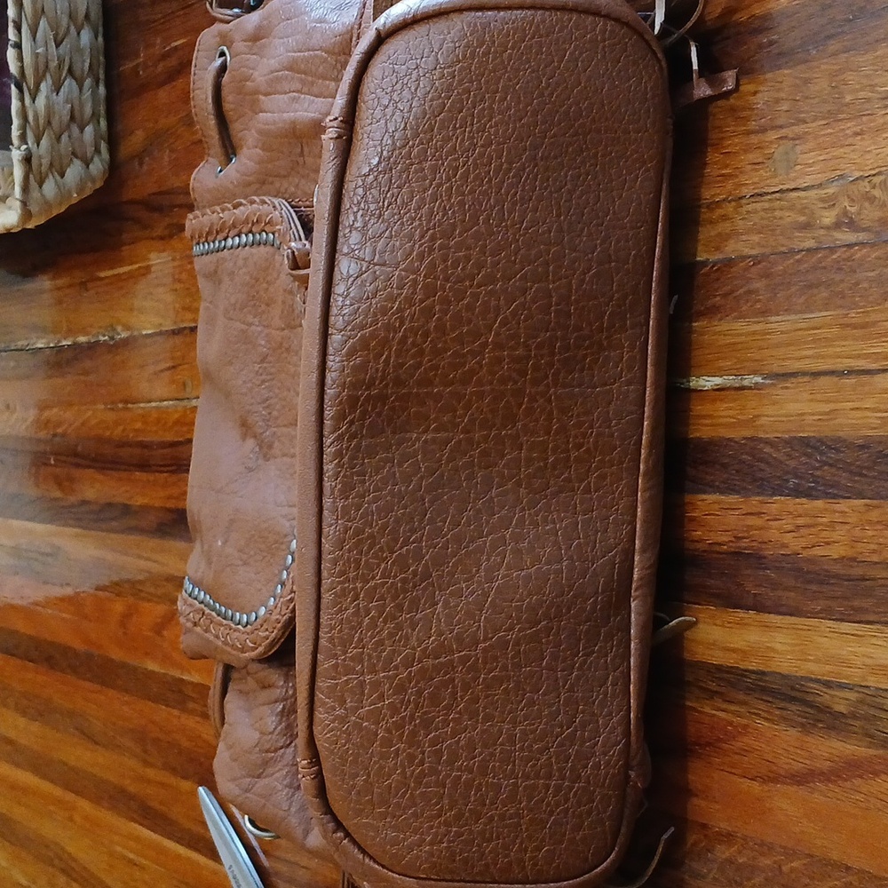 The Sak Leather Fringed Backpack - Brown - Picture 9 of 9